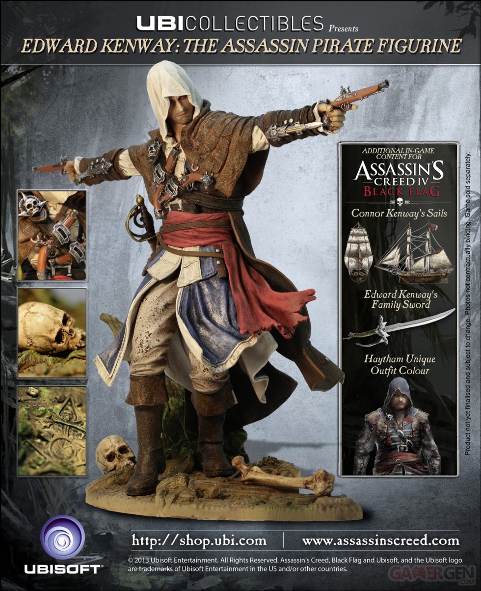 assassin\'s Creed IV black flag figurine exclusive uplay edward Kenway