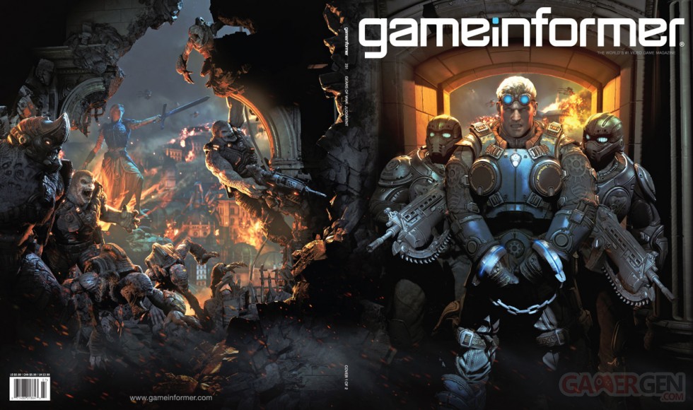 gears of war judgement couverture GameInformer Baird