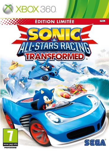 sonic all star racing transformed edition limitée