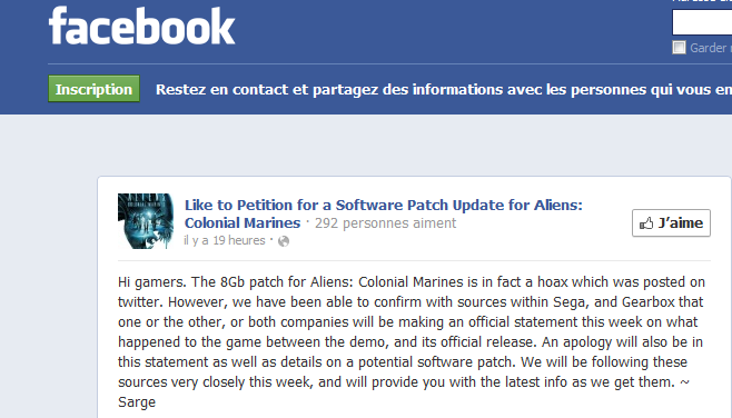 aliens-colonial-marines-facebook-petition