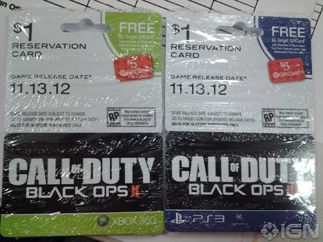 call of duty black ops II cartes réservation IGN