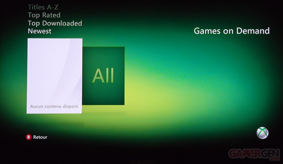Difficultés du Xbox-LIve 3