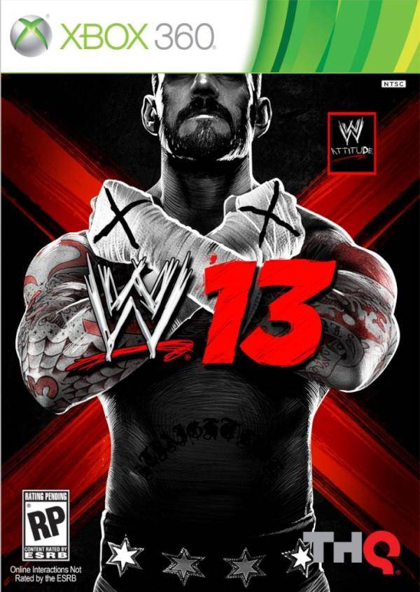 jaquette cover xbox 360 wwe 13