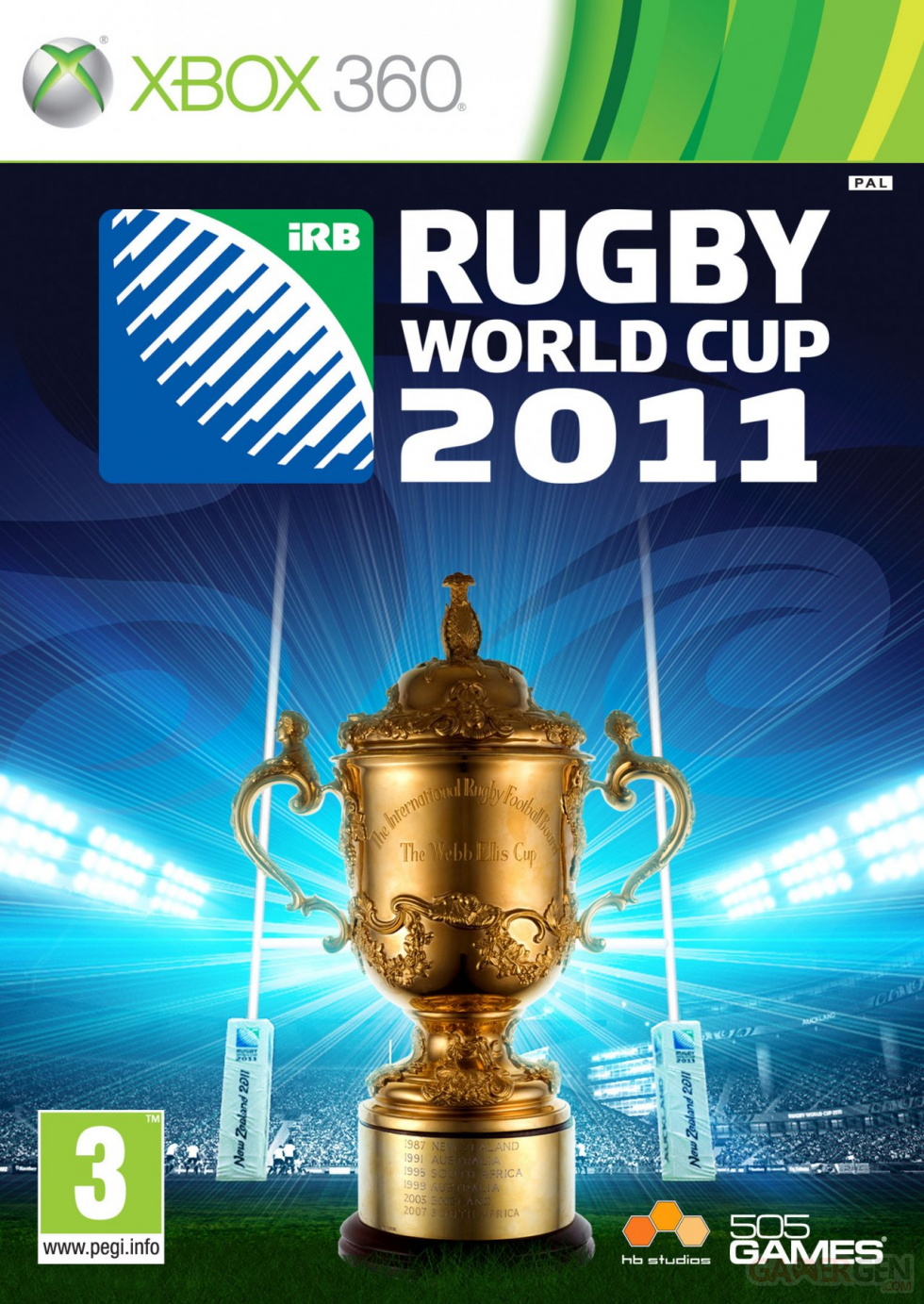 jaquette rugby world cup 2011