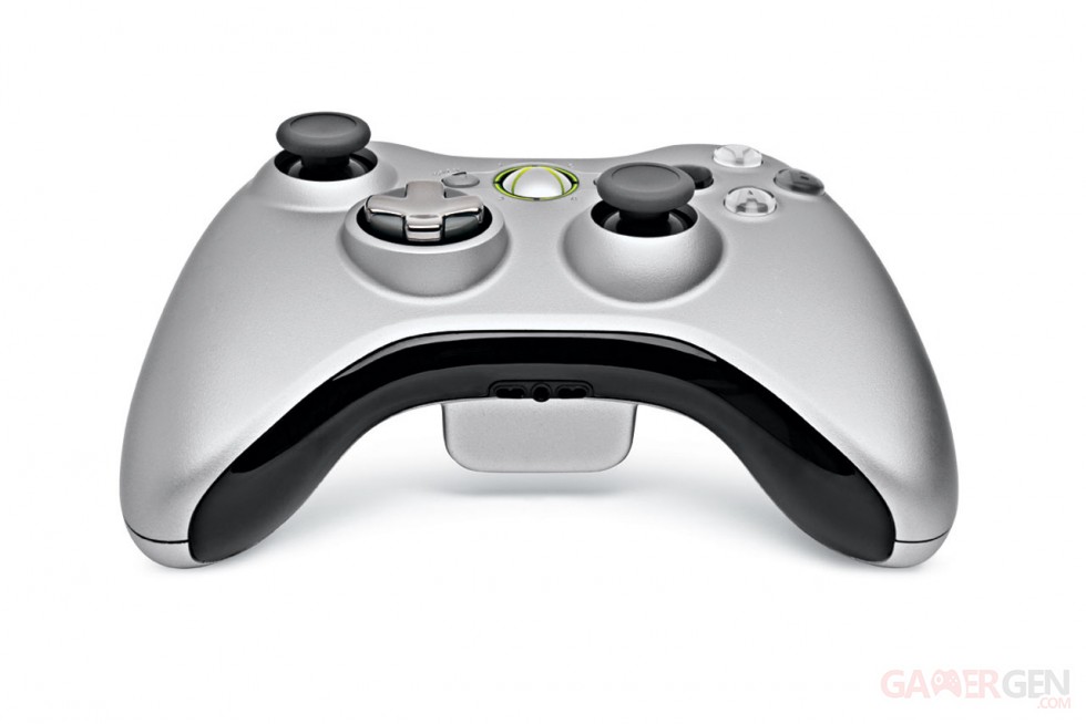 Manette-Xbox360 Silver  03