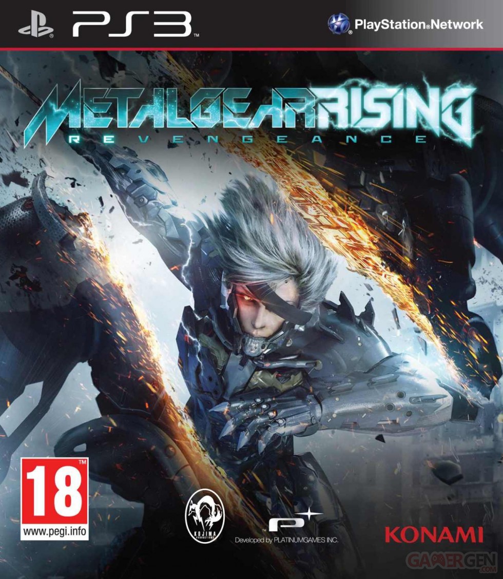 metal gear rising revengeance jaquette PS3