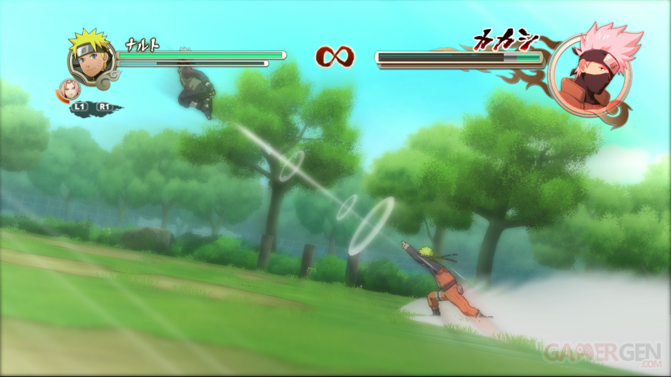 Naruto Ultimate Ninja Storm 2  comparaison PS3 Xbox 360  (10)