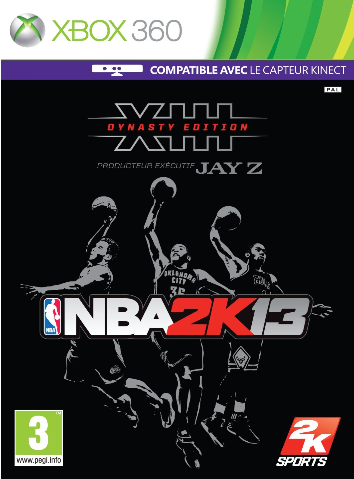 NBA 2k13 jaquette dynasty collector