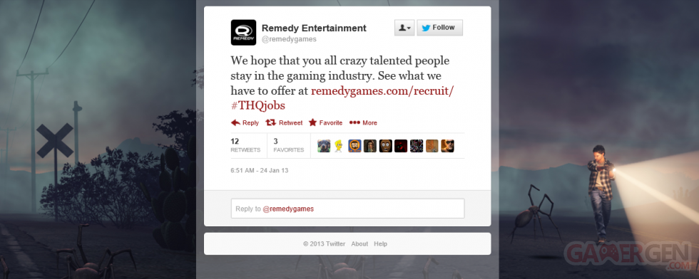 remedy offre emploi thq