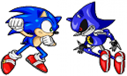 sonic vs metal sonic by sonictopfan