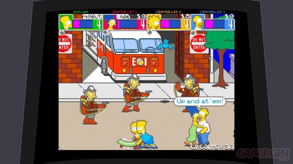 the simpson arcade game