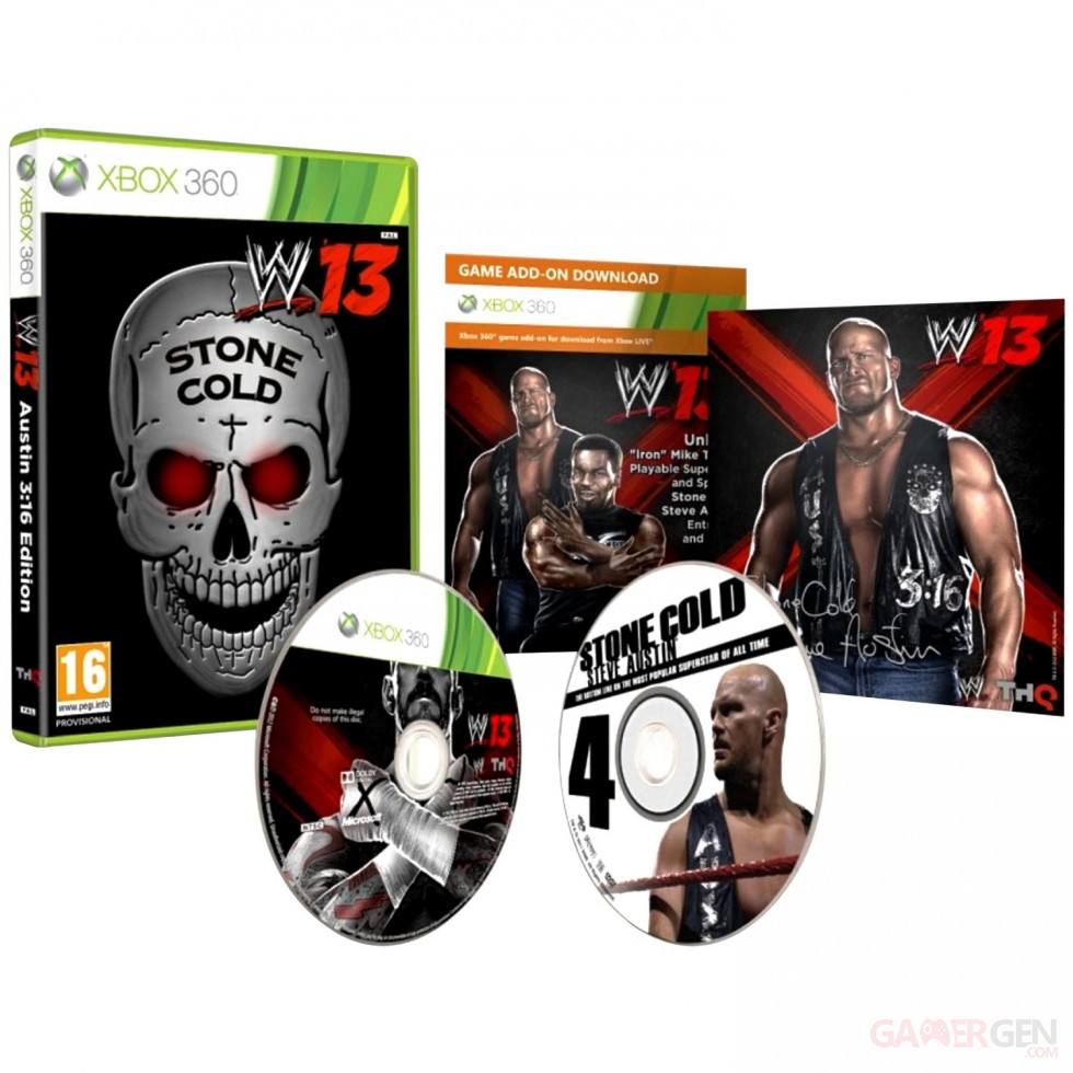 WWE 13 - édition collector Austin 3 16