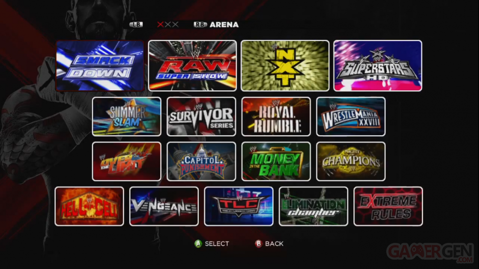 WWE 13 mode creation capture image screenshot 2