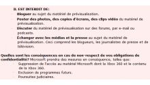 Xbox LIVE dashboard bêta 07-06-2012 règles interdiction screenshot
